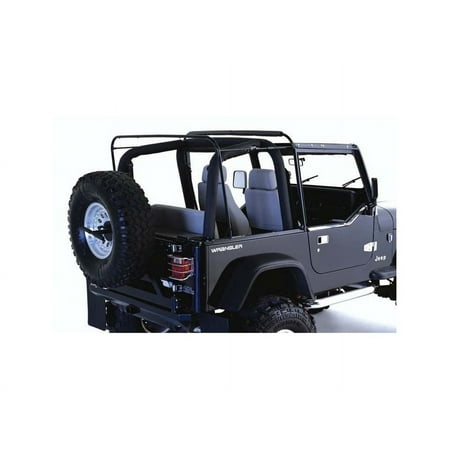 Rampage by RealTruck Replacement Installation Hardware for Soft Cab Top | Black | 69999 | Compatible with 1987 - 1995 Jeep Wrangler