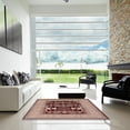thumbnail image 7 of Ahgly Company Machine Washable Indoor Rectangle Industrial Modern Dark Salmon Pink Area Rugs, 5' x 7', 7 of 7