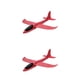 thumbnail image 2 of Tholdsy Avión de lanzamiento manual EPP de 35cm, avión de lanzamiento de doble agujero para niños, modelo volador, favores de fiesta, Rojo 2Conjunto, 2 of 6