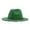 Green, variant on Womens Classic Wide Floppy Panama Hat Belt Buckle Wool Fedora Hat Frat Boy Hat