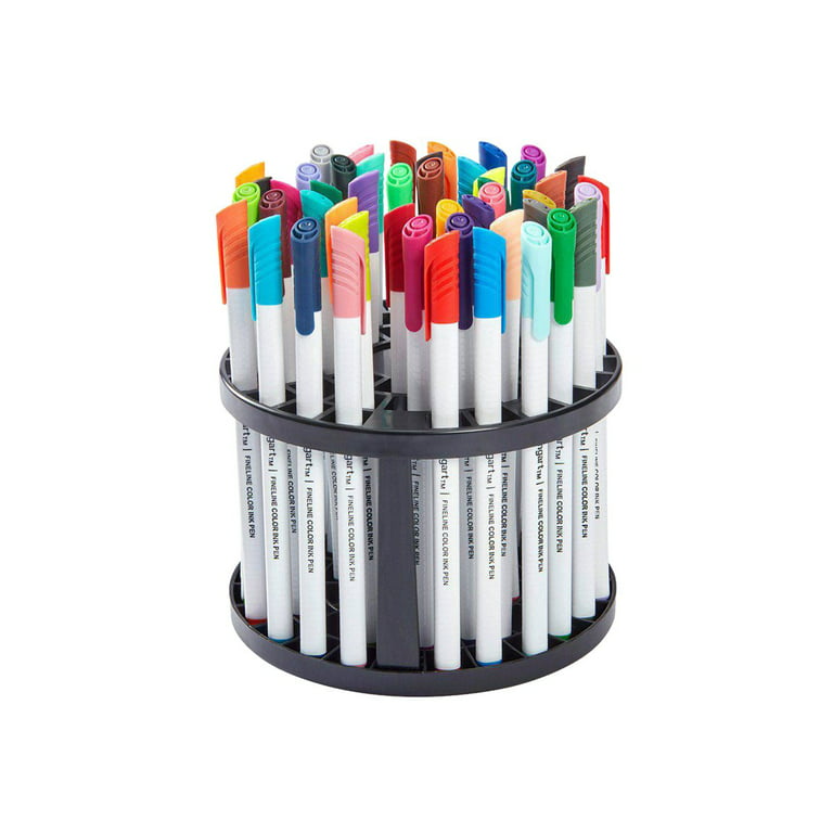 KINGART Fine Line Color Ink Pens, Set of 24 Unique Colors, Size 04 mm  (418-24) 