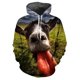thumbnail image 3 of Sudadera con capucha con estampado 3D de ovejas divertidas para hombre, estilo hip hop callejero, personalidad, manga larga, informal, a la moda, unisex, 3 of 5