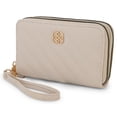 thumbnail image 4 of Daisy Fuentes Diagonally Quilted Compact Wallet for Women, Birch, 4 of 7