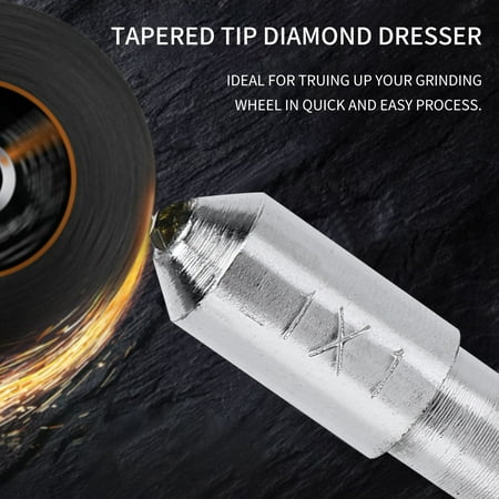 

0.43 Diameter 1.25 ct Tapered Tip Diamond Dresser for Grinding Wheel