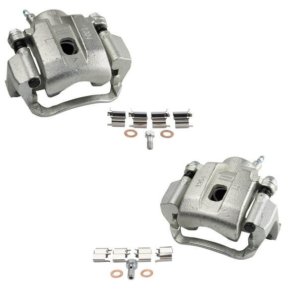TRQ Rear Brake Caliper Set Compatible with 2008-2015 Toyota Sequoia 2007-2015 Tundra