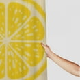 thumbnail image 3 of BCIIG Lemon Slice Bathroom Decor Set with Hooks, Colorful Luxurious Graphic Print Polyester Fabric Shower Curtain Set, Waterproof Shower Curtain with Hooks 60x72, 3 of 7