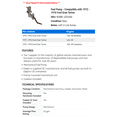 thumbnail image 2 of Fuel Pump - Compatible with 1972 - 1976 Ford Gran Torino 1973 1974 1975, 2 of 2