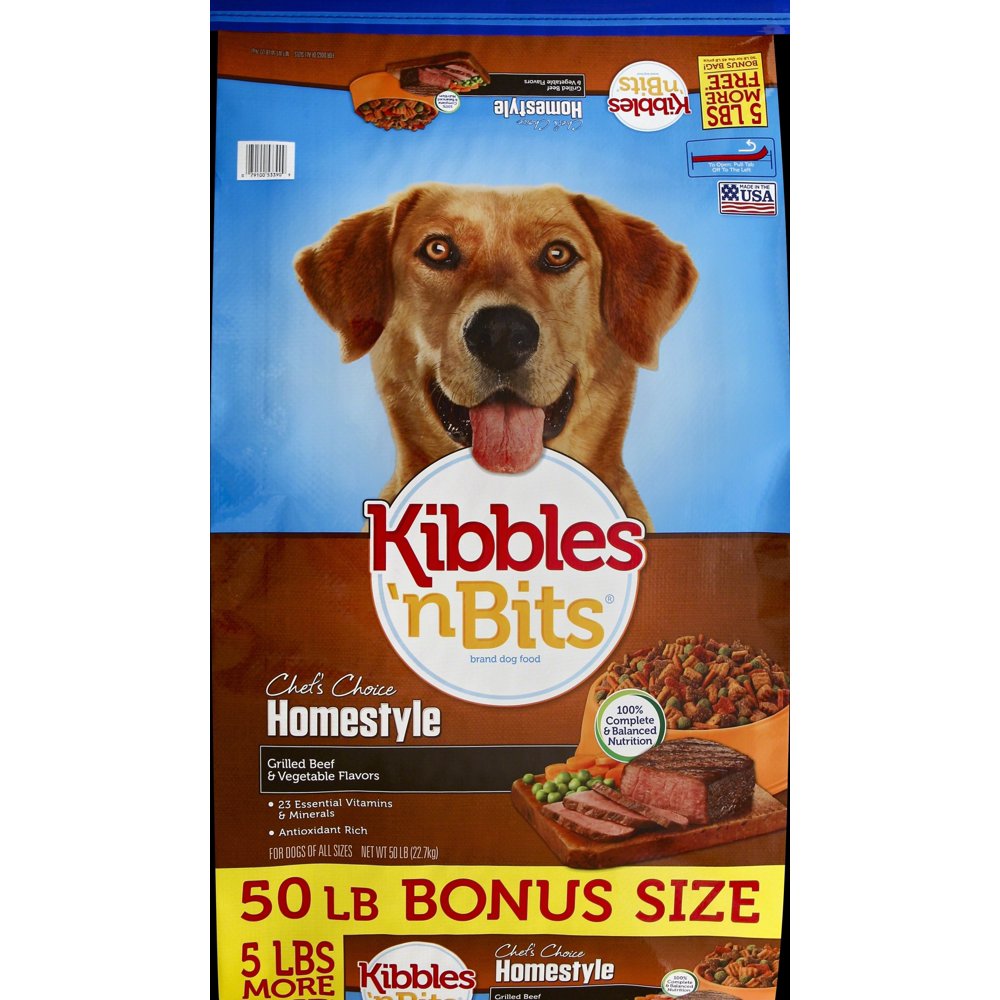 Kibbles 'n Bits Homestyle Grilled Beef & Vegetable Flavors Dry Dog Food