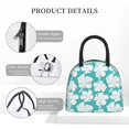 thumbnail image 4 of Easygdp Vintage Floral Bolsa de Almuerzo Insulada Grande, Forro de Aluminio, Diseño Espacioso, a Prueba de Fugas, Ideal para Trabajo, Picnics, Viajes y Actividades al Aire Libre, 4 of 6