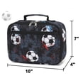 thumbnail image 2 of Lonchera CAMTOP infantil temática de fútbol - bolsa isotérmica para almuerzo, 2 of 8