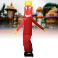 thumbnail image 3 of Miumaeov 10 Foot Tall Inflatable Tube Man Air Powered Dancing Puppet Guy for Outdoor Advertising Red, 3 of 9