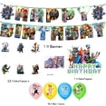 thumbnail image 2 of Birthday Party Supplies Set with Zootopia 2 Themed, Including Happy Birthday Banners,Background Flag,Cupcake Toppers, Balloons, Party Decor Set., 2 of 4