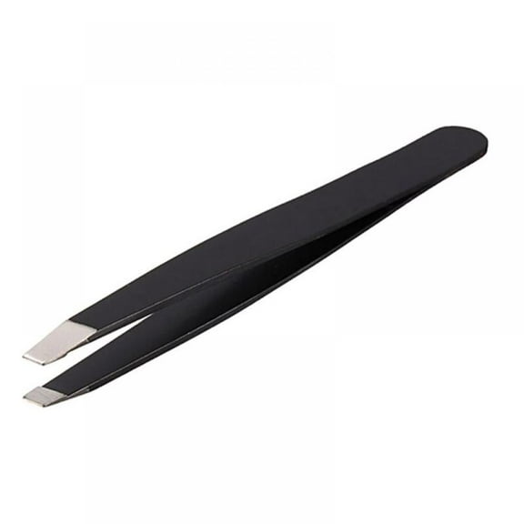 GOODLY Eyebrow Tweezers Hair Beauty Slanted Stainless Steel Coated Makeup Clip