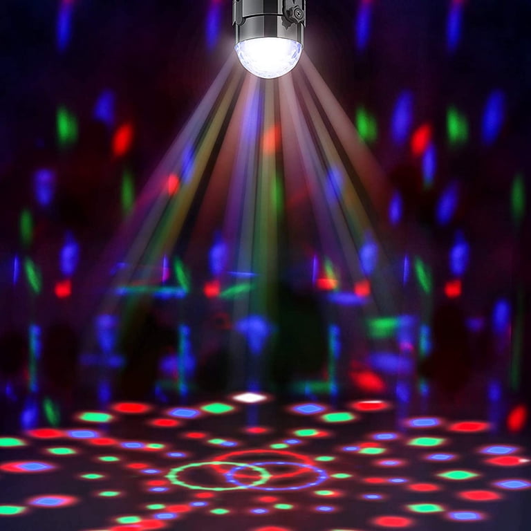 DJ Stage Light SUNY Projector - 12 Gobos Red Green Blue Stars Sound ...
