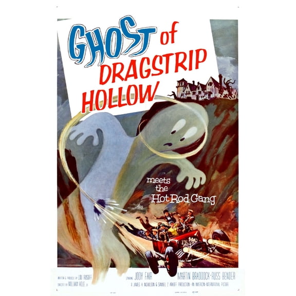 Ghost Of Dragstrip Hollow Movie Poster 24In x 36In Art Poster 24x36 Square Adults Best Posters