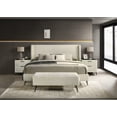 thumbnail image 2 of Roundhill Furniture Mavela Wide Wale Corduroy Upholstery Panel King Bed with 2 Nightstands and Bench, 2 of 6