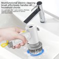 thumbnail image 4 of Teissuly Electric Cleaning Brush Kitchen Bathroom Multifunctional Handheld Wireless Cleaning Brush Charging Shoe Brush Teissuly WER2023112004480, 4 of 9