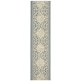 thumbnail image 2 of SAFAVIEH Outdoor LND174M Linden Collection Blue / Creme Rug, 2 of 7