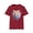 Cardinal Red, variant on Tiger Print Unisex Softstyle T Shirt Gildan 64000 Comfort Tee