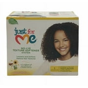 Just For Me No Lye Texture Softener System Children Fine to Coarse Hair 1 Application (2 Pack)