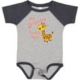 thumbnail image 3 of Inktastic My Gramma Loves me- cute giraffe Boys or Girls Baby Bodysuit, 3 of 5
