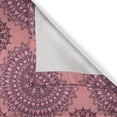 thumbnail image 4 of Ambesonne Purple Mandala Window Valance, Boho Filigree Art, 54" X 18", Coral Fuchsia, 4 of 5