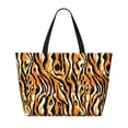 thumbnail image 2 of Fotbe Zebra Bolsa de Viaje para Playa - Resistente al Agua, Bolsa Tote de Gran Capacidad y Ligera con 7 Bolsillos para Mujeres y Hombres, 2 of 7