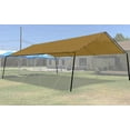 thumbnail image 4 of 6x12 (Beige /Tan) Heavy Duty Mesh Tarp Net Sail Sun Shade Awning and Fence Screen Patio and Canopy Cover, 4 of 5