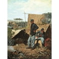 thumbnail image 3 of Homer, Winslow 11x14 Black Modern Framed Museum Art Print Titled - Home, Sweet Home, 3 of 5