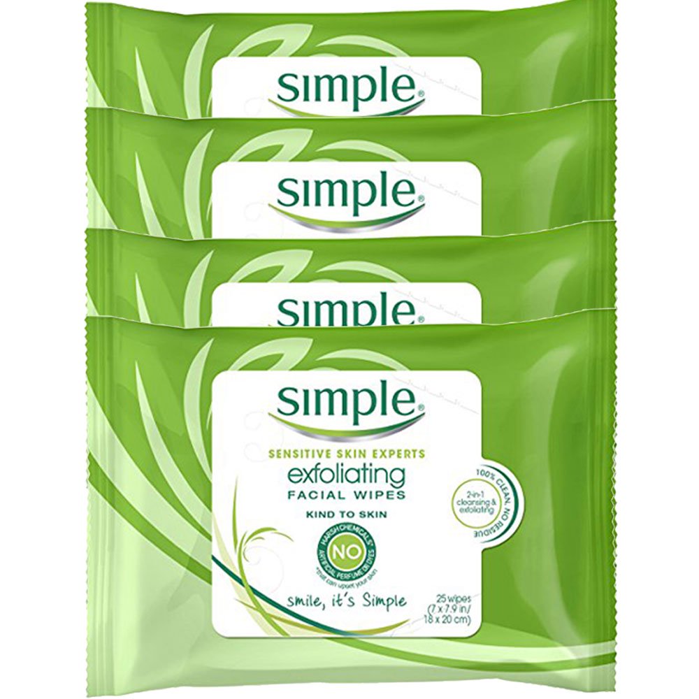 4 Pack Simple Facial Wipes Exfoliating 25 Count Walmart 4-pack-simple-facial-wipes-exfoliating-25-count-walmart