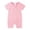 A-Pink12, variant on OSOLU Baby Boys Girls Romper Newborn Infant Summer Clothes Short Sleeve Zipper Front Bodysuits Soft Playwear Comfy Onesie