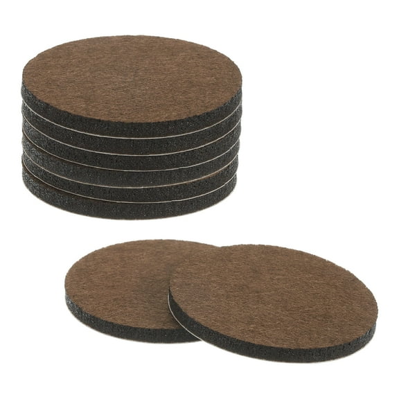 Furniture Sliders, Round Self Adhesive Felt Furniture Pads, Floor Protectors for Furniture Feet Hardwood Floors 2.5" 8Pcs