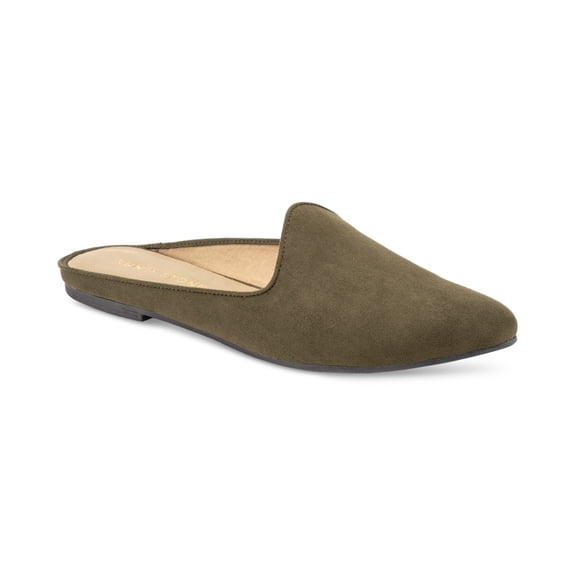 Sun Stone Ninna Mules Dark Olive 11M