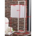 thumbnail image 4 of Caylee Stainless Steel Table Lamp with Fabric Rectangle Shade White (Set of 2), 4 of 4