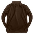 thumbnail image 2 of Men Polo T Shirts Long Sleeve Button Down Tees Shirt Loose Fit Coffee Men T Shirts, 2 of 4