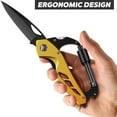thumbnail image 2 of Multi-Function Folding Knife - Portable Outdoor Tool With Bottle Opener, Window Breaker, And Screwdriver, 2 of 6