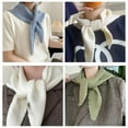thumbnail image 2 of Triangle Scarf for Women, Knitted Neckerchief Soft Warm Neck Warmer, Cold Weather Pashmina Cape Winter Fall Accessory, 2 of 8