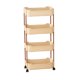 thumbnail image 2 of Small Trolley Rack Bedroom Storage Multi-layer Bathroom Living Room Mobile Floor Snacks, 2 of 6