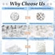 thumbnail image 4 of 150 Cuentas de Diamantes de Imitación de 10 mm para Hacer Joyas, Cuentas de Diamantes de Imitación de Arcilla Brillante para Hacer Pulseras, Collares y Aretes, 4 of 7