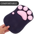 thumbnail image 3 of Topbathy Multi Color Cat Paw Mouse Pad with Wrist Support Non Slip Office Desk Accessory, 3 of 7