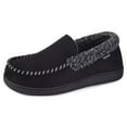 thumbnail image 4 of VONMAY Men's Moccasin Slippers Fuzzy House Shoes with Whipstitch Indoor Outdoor, 4 of 5