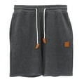 thumbnail image 3 of EGNMCR Mens Shorts Men's Cotton Elastic Drawstring Color Sports Pocket Shorts Gifts for Men, 3 of 5