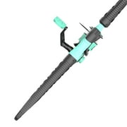 Zebco Kids Rambler Spinning Reel and Fishing Rod Combo, 5-Foot 3-Inch 2-Piece Rod, Seafoam/Black