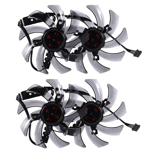 2x 87mm F10h12s9-c Video Ing Fan Reemplazo Er para Palit Gtx 1070 Gtx 1070 Ti 8g Dual G