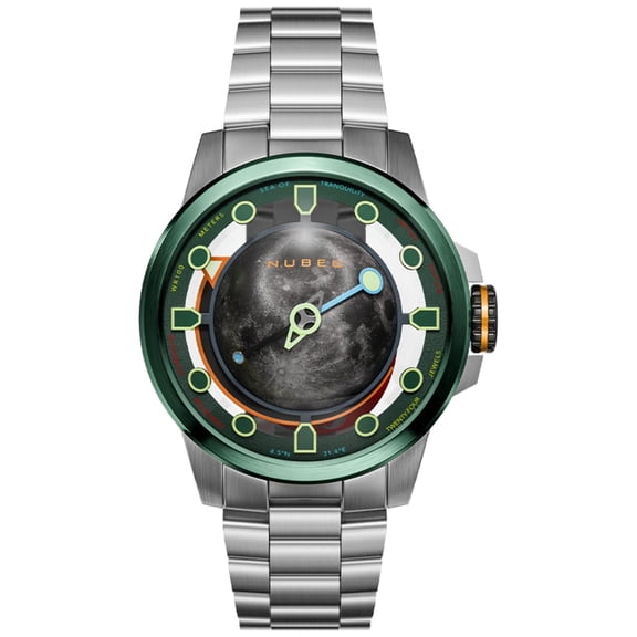 Nubeo Tranquility Stainless Steel 48mm Japanese Automatic Wristwatch NB-6091-33