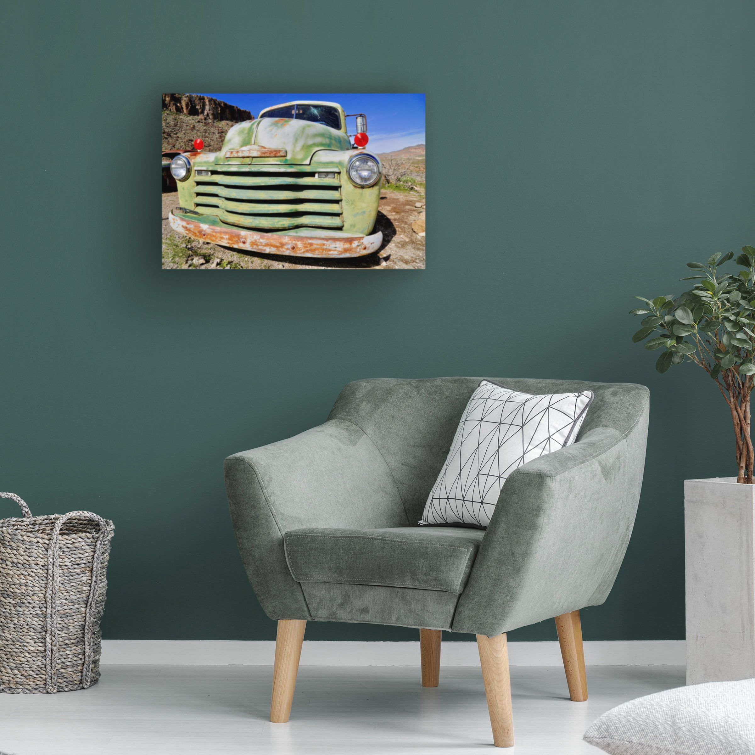 Susan Vizvary Photography 'Vintage Green Grill 2' Canvas Art