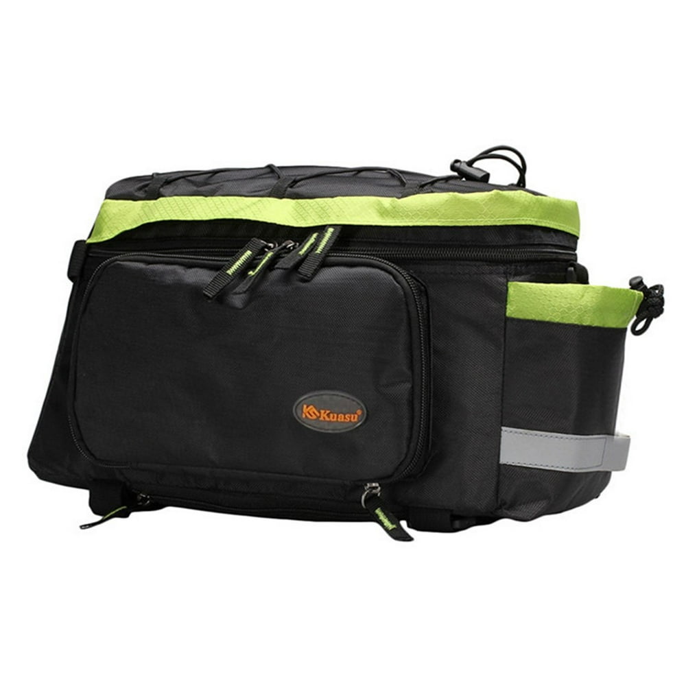 Bicycle Bike Rear Rack Bag Removable Carry Carrier Saddle Bag Cycling