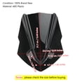 thumbnail image 3 of Black ABS Motorcycle Windshield For Yamaha MT125 2015-2019, 3 of 9