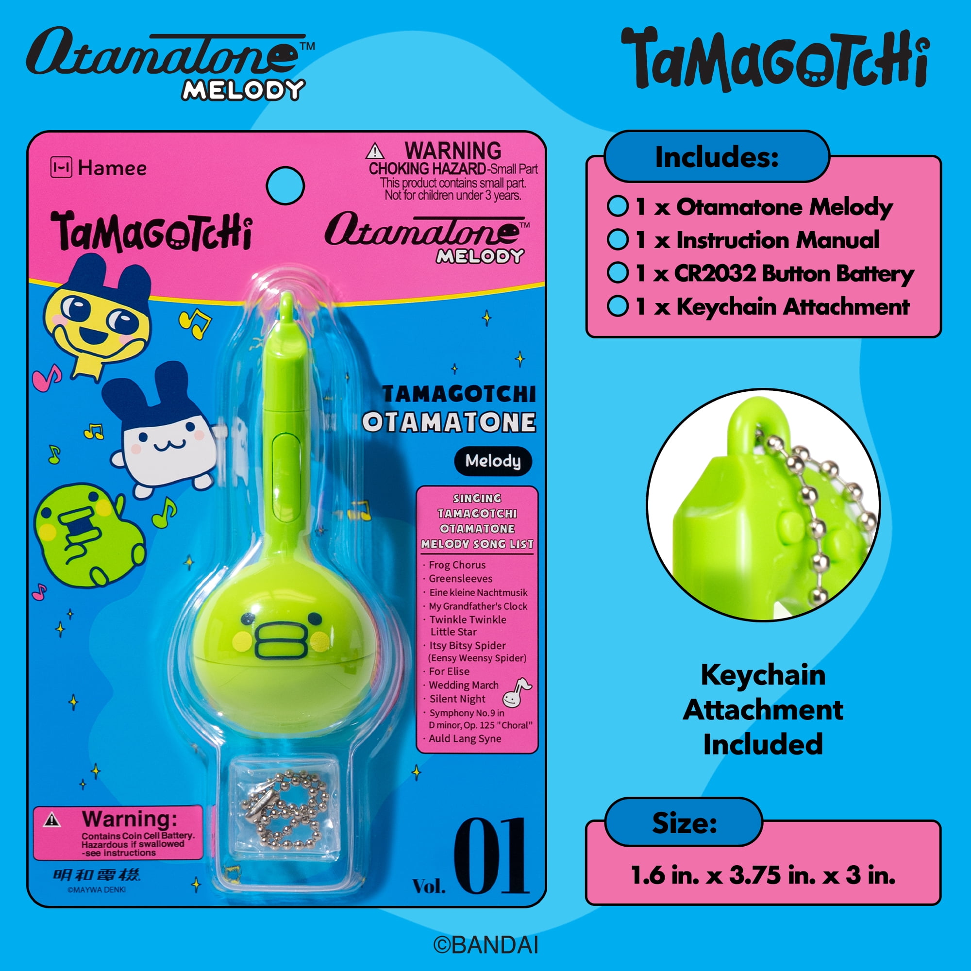 Otamatone Melody Tamagotchi Electronic Portable Music Instrument/Synthesizer Toy from Japan by Maywa Denki (Officially Licensed) [English Instructions] - Kuchipatchi