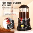 thumbnail image 4 of VEVOR Distributeur de Chocolat Chaud 2.6 Gal / 10 L Machine à Chocolat Chaud pour Boisson Chaude, 4 of 9